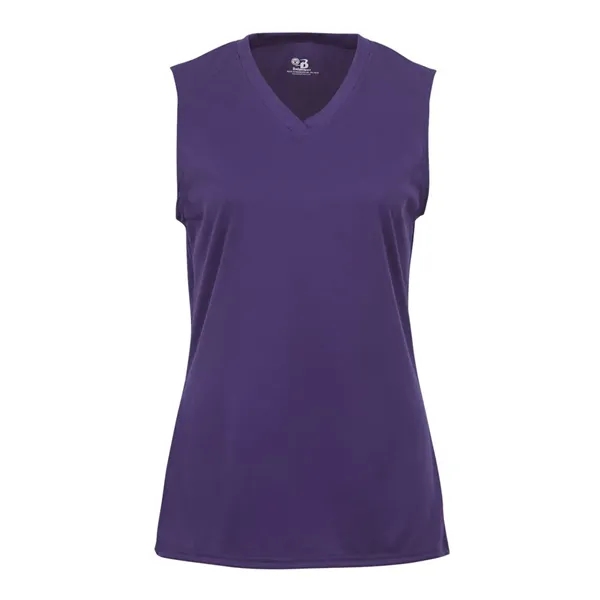 Women's sleeveless sporty t-shirt with moisture management fabric. Blank product.... from ASI 84358 S&S Activewear