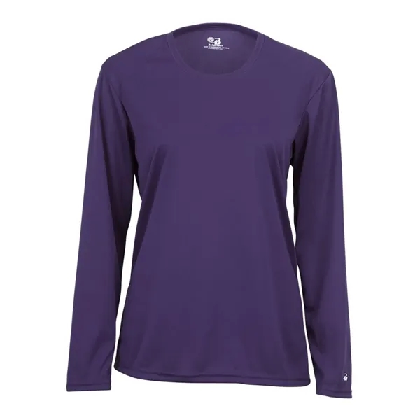 Women's long sleeve t-shirt with moisture management fabric. Blank product.... from ASI 84358 S&S Activewear