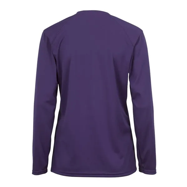 Women's long sleeve t-shirt with moisture management fabric. Blank product.... from ASI 84358 S&S Activewear