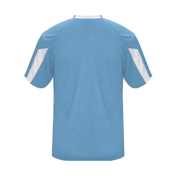 Moisture-wicking, breathable, antimicrobial Striker tee made with 100% polyester with small... from ASI 84358 S&S Activewear