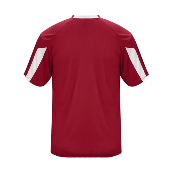 Moisture-wicking, breathable, antimicrobial Striker tee made with 100% polyester with small... from ASI 84358 S&S Activewear