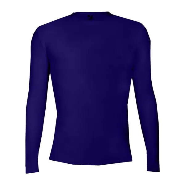 Long sleeve compression T-shirt with double-needle hem and Badger heat seal... from ASI 84358 S&S Activewear