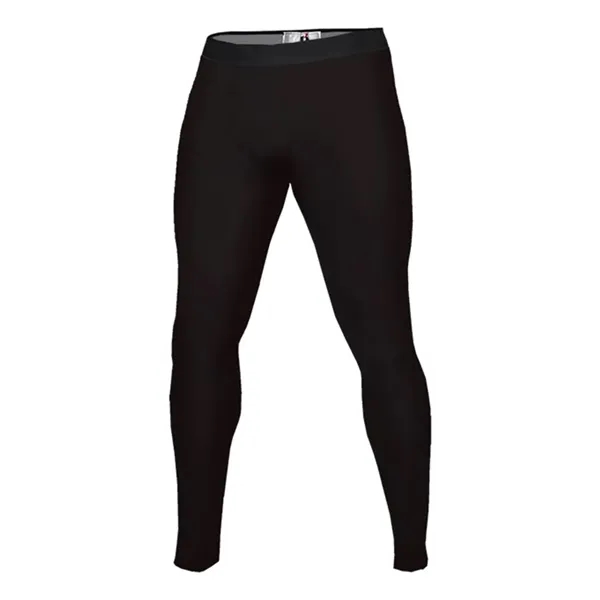 Full length compression tight made of polyester and spandex with moisture... from ASI 84358 S&S Activewear