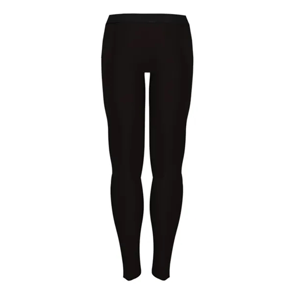 Full length compression tight made of polyester and spandex with moisture... from ASI 84358 S&S Activewear