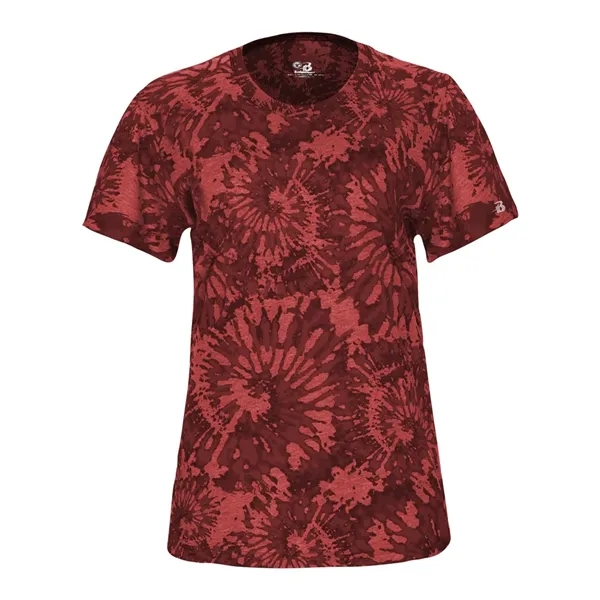 Badger Women's Tie-Dyed Tri-Blend T-Shirt... from ASI 84358 S&S Activewear
