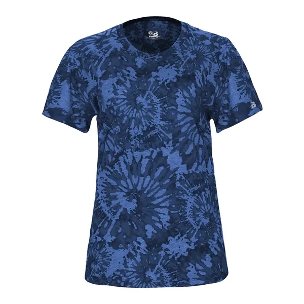 Badger Women's Tie-Dyed Tri-Blend T-Shirt... from ASI 84358 S&S Activewear