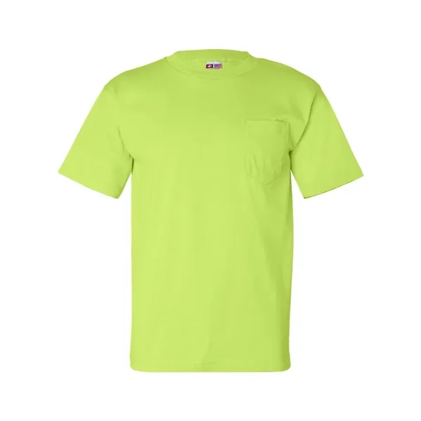 Adult USA made heavyweight 100% cotton short sleeve t-shirt with a... from ASI 84358 S&S Activewear