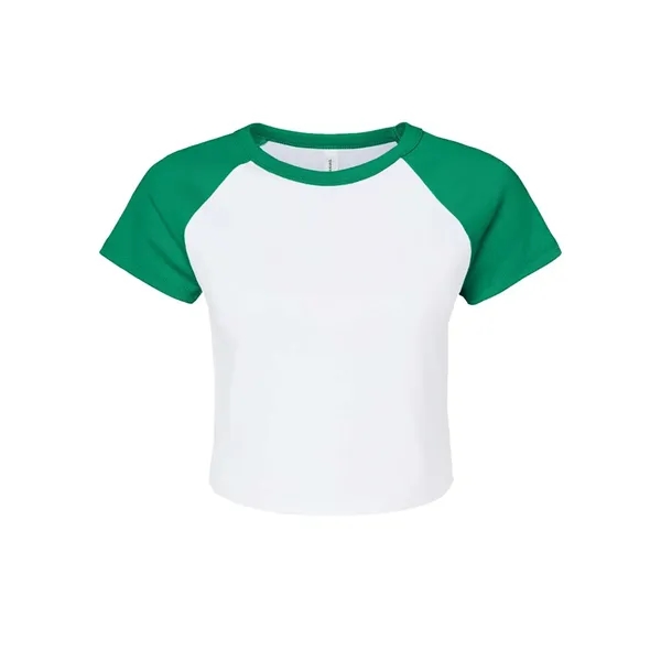 BELLA + CANVAS Women's Micro Rib Raglan Baby Tee... from ASI 84358 S&S Activewear