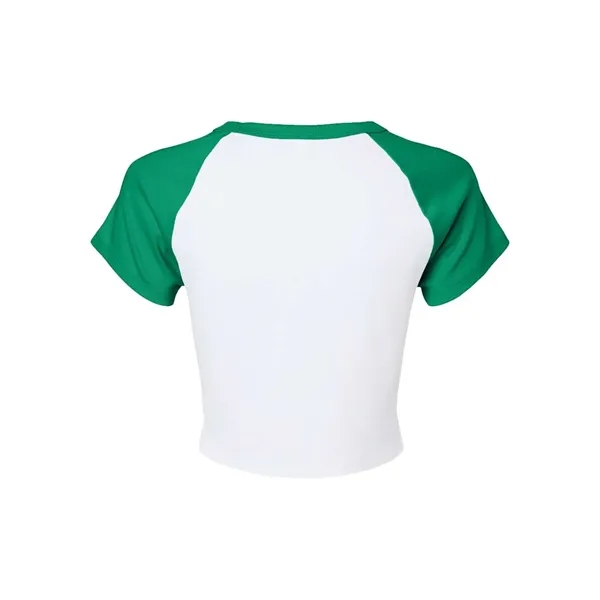 BELLA + CANVAS Women's Micro Rib Raglan Baby Tee... from ASI 84358 S&S Activewear