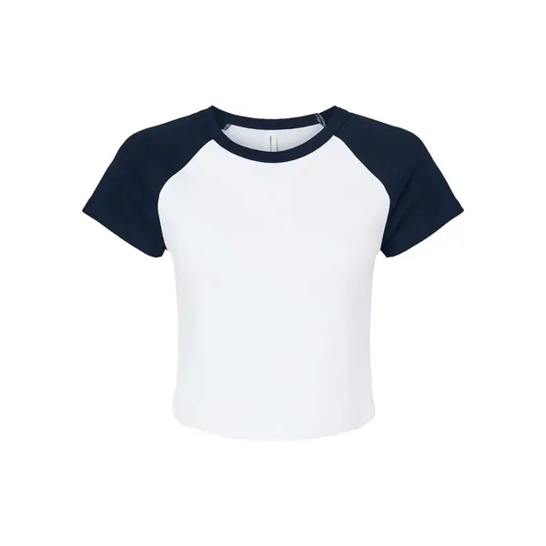 BELLA + CANVAS Women's Micro Rib Raglan Baby Tee... from ASI 84358 S&S Activewear