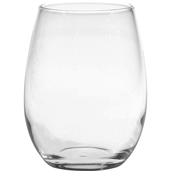 15 oz. stemless white wine glass with rounded design and customization.... from ASI 71920 Moderne Glass Company Inc / Glass America®