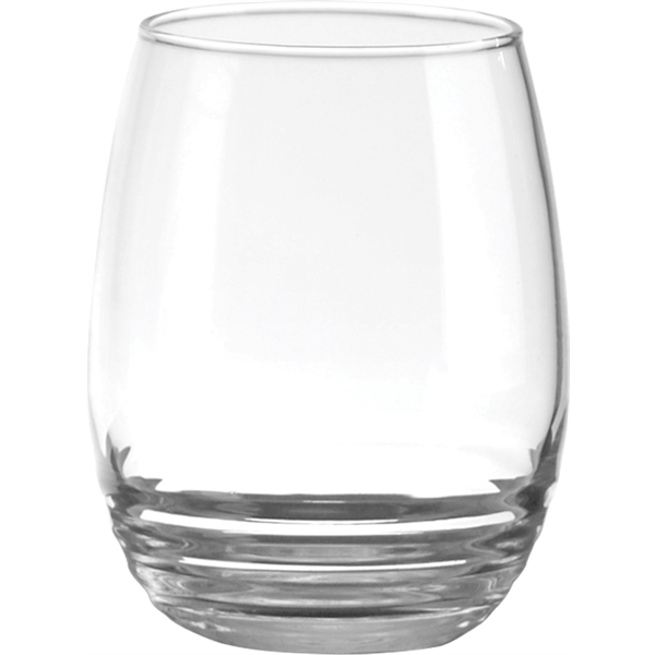 11 oz. clear stemless wine glass with ring design at the... from ASI 71920 Moderne Glass Company Inc / Glass America®