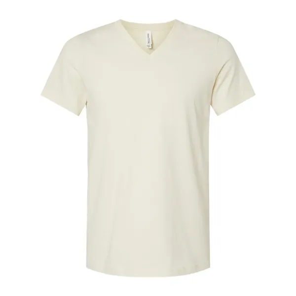 Adult short sleeve v-neck t-shirt with hemmed sleeves. Blank product.... from ASI 84358 S&S Activewear