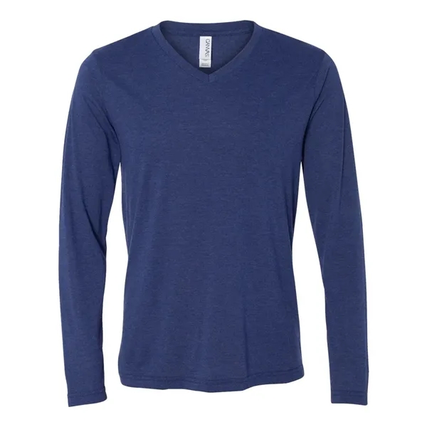 Lightweight and artful long sleeve V-neck T-shirt. Blank product.... from ASI 84358 S&S Activewear