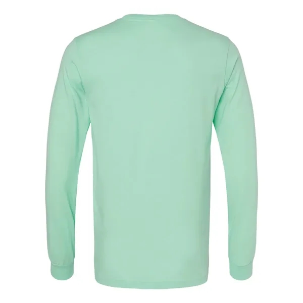 Adult long sleeve crewneck t-shirt with 2" rib cuffs. Blank product.... from ASI 84358 S&S Activewear