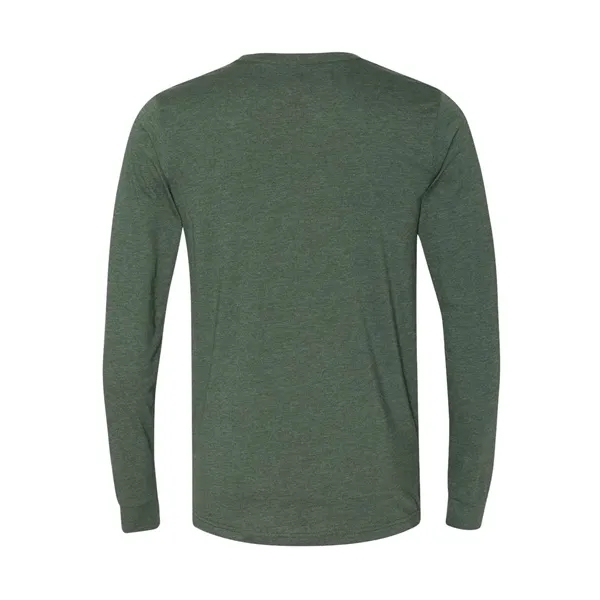 BELLA + CANVAS Unisex Heather CVC Long Sleeve Tee... from ASI 84358 S&S Activewear