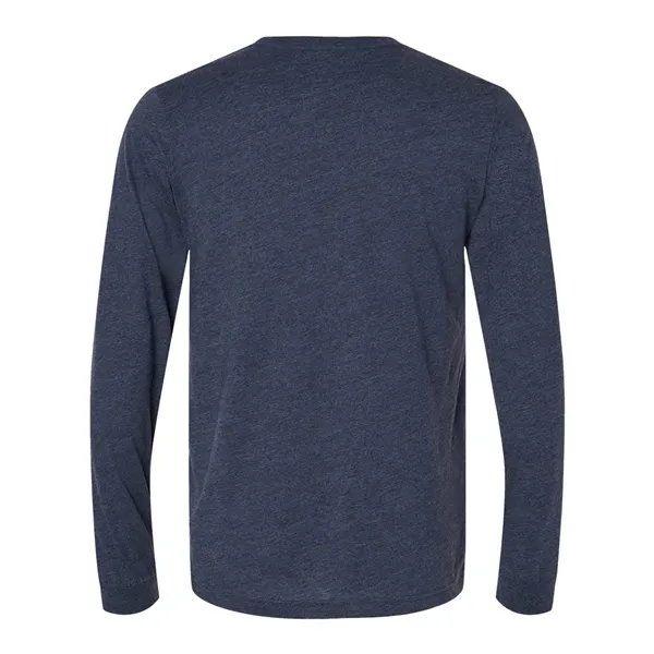 BELLA + CANVAS Unisex Heather CVC Long Sleeve Tee... from ASI 84358 S&S Activewear
