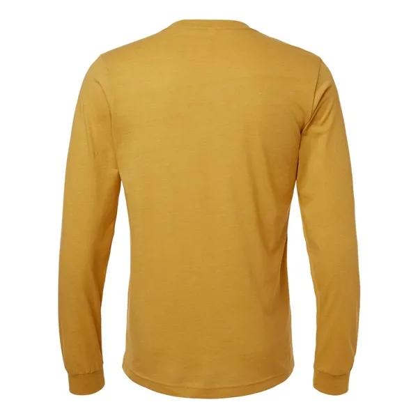 BELLA + CANVAS Unisex Heather CVC Long Sleeve Tee... from ASI 84358 S&S Activewear