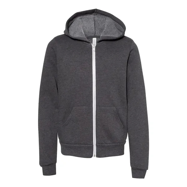 Bella+Canvas Youth Sponge Fleece Full-Zip Hoodie... from ASI 84358 S&S Activewear