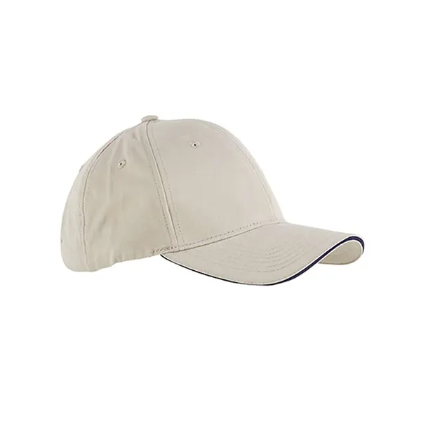 Big Accessories Brushed Twill Sandwich Cap... from ASI 84358 S&S Activewear