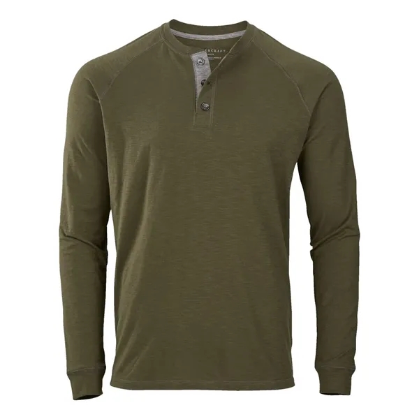 Boxercraft Henley Long Sleeve T-Shirt... from ASI 84358 S&S Activewear