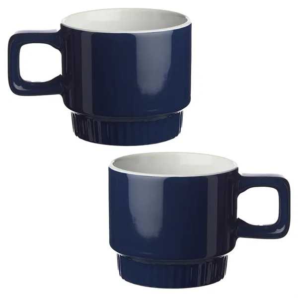 10 oz. stackable ceramic mug with 1 color silkscreen imprint... from ASI 37218 Athena Promo (tm)