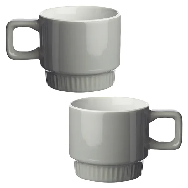 10 oz. stackable ceramic mug with 1 color silkscreen imprint... from ASI 37218 Athena Promo (tm)