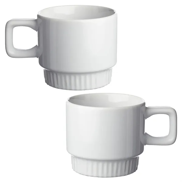 10 oz. stackable ceramic mug with 1 color silkscreen imprint... from ASI 37218 Athena Promo (tm)
