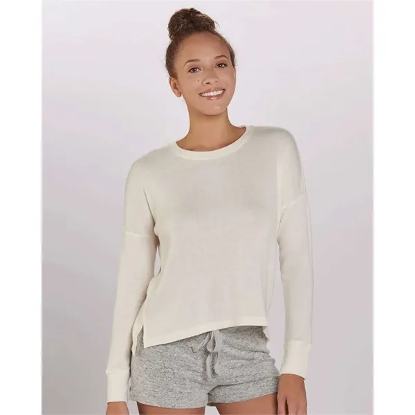 Women's Cuddle Fleece Boxy Crew... from ASI 84358 S&S Activewear