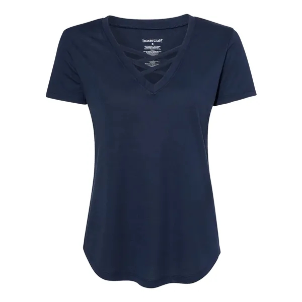 Women's Cage Front T-Shirt... from ASI 84358 S&S Activewear