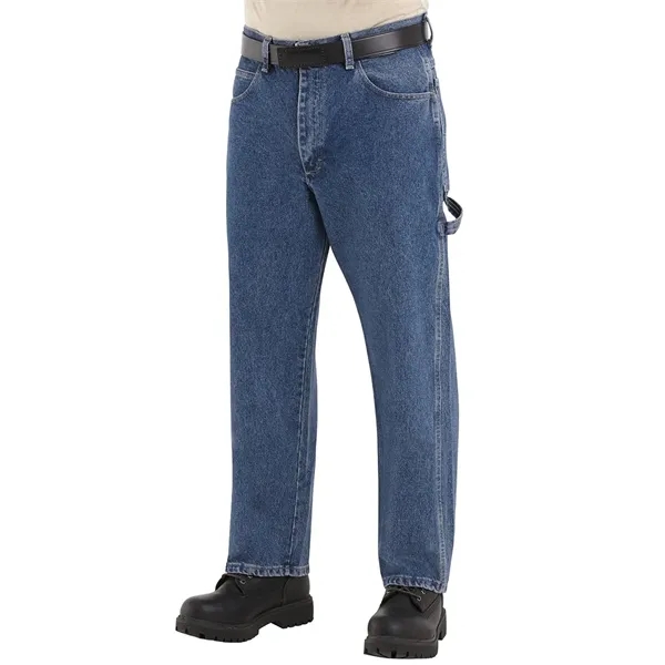 Bulwark Flame Resistant Pre-Washed Denim Dungaree - Exten...... from ASI 84358 S&S Activewear