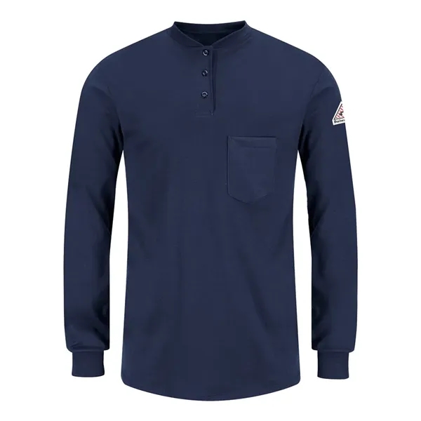 Women's Long Sleeve Tagless Henley Shirt... from ASI 84358 S&S Activewear