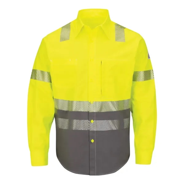 Bulwark Hi-Visibility Color Block Uniform Shirt - EXCEL F...... from ASI 84358 S&S Activewear