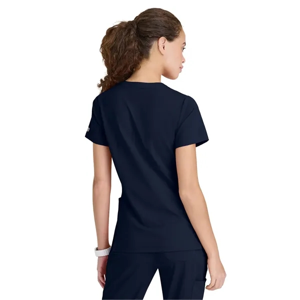 Skechers Slip-Ins - Women's One Pocket Notch Glide Scrub Top... from ASI 86018 Scrub Authority