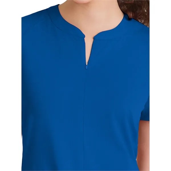 Skechers Slip-Ins - Women's One Pocket Notch Glide Scrub Top... from ASI 86018 Scrub Authority