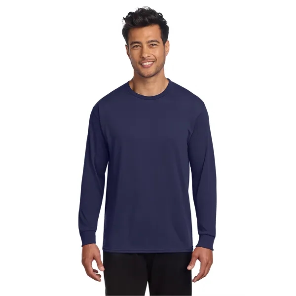 JERZEES Dri-Power 100% Polyester Long Sleeve T-Shirt... from ASI 84863 SanMar