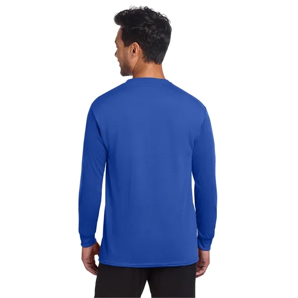 JERZEES Dri-Power 100% Polyester Long Sleeve T-Shirt... from ASI 84863 SanMar