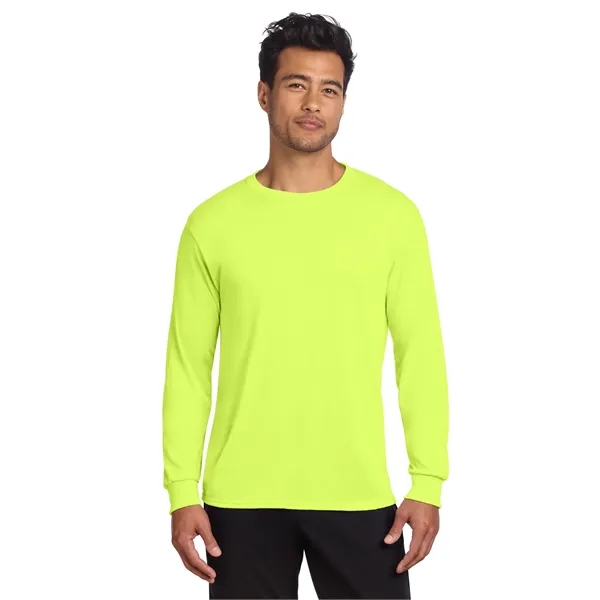 JERZEES Dri-Power 100% Polyester Long Sleeve T-Shirt... from ASI 84863 SanMar
