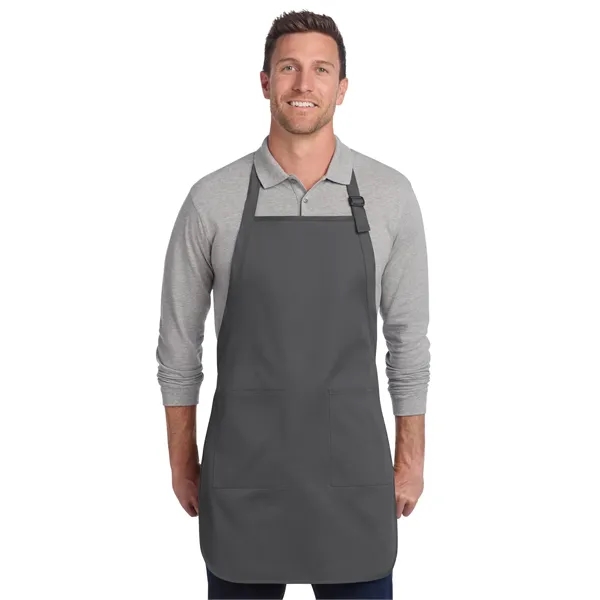 Port Authority Full-Length Two-Pocket Bib Apron.... from ASI 84863 SanMar