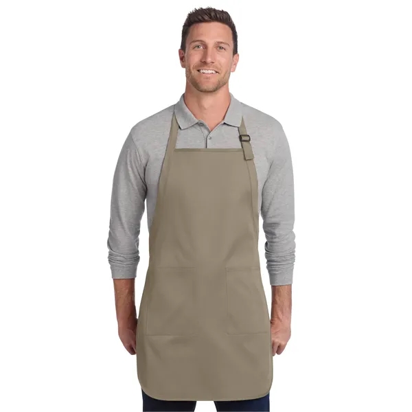 Port Authority Full-Length Two-Pocket Bib Apron.... from ASI 84863 SanMar