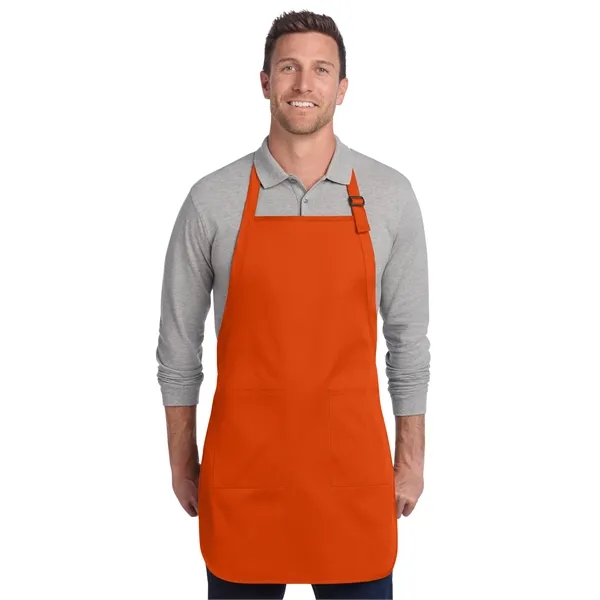 Port Authority Full-Length Two-Pocket Bib Apron.... from ASI 84863 SanMar