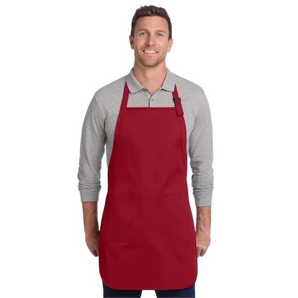 Port Authority Full-Length Two-Pocket Bib Apron.... from ASI 84863 SanMar