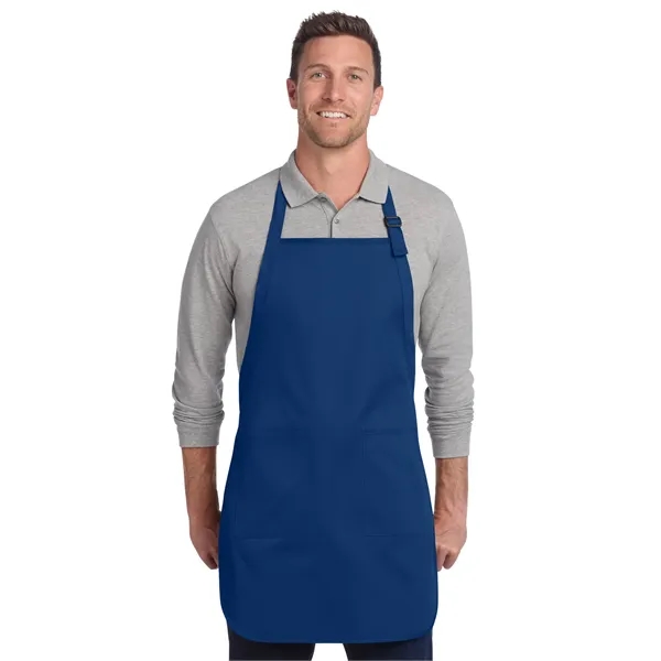 Port Authority Full-Length Two-Pocket Bib Apron.... from ASI 84863 SanMar