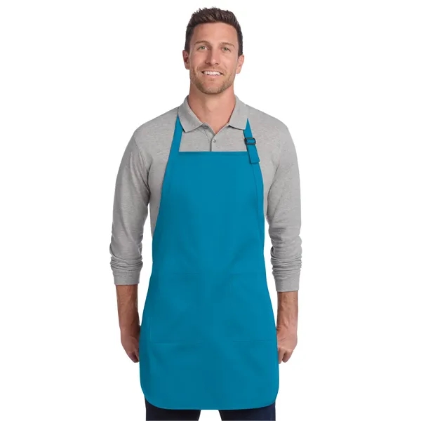 Port Authority Full-Length Two-Pocket Bib Apron.... from ASI 84863 SanMar
