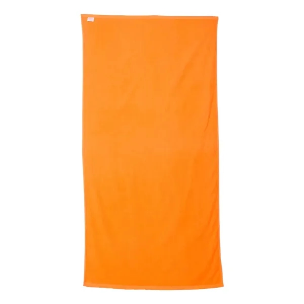 Cotton velour beach towel, 30" x 60". Blank.... from ASI 84358 S&S Activewear