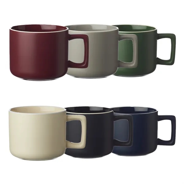 11 oz. ceramic mug with glossy interior and white rim with... from ASI 37218 Athena Promo (tm)
