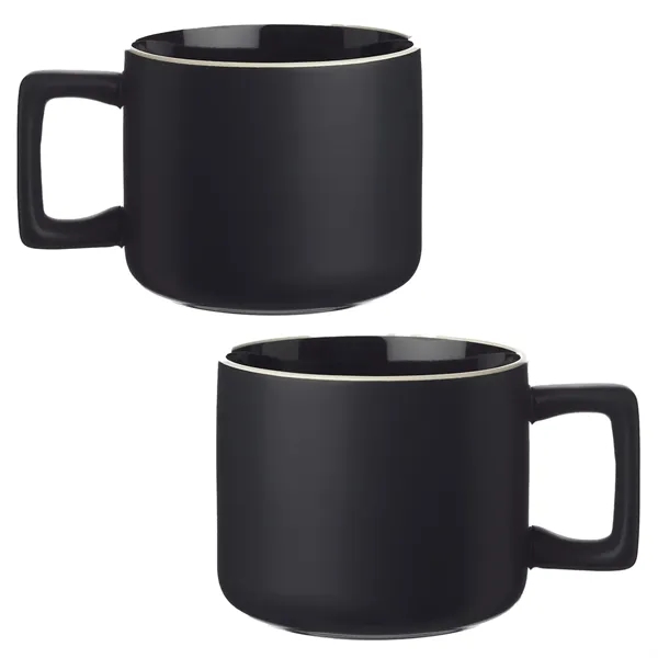11 oz. ceramic mug with glossy interior and white rim with... from ASI 37218 Athena Promo (tm)