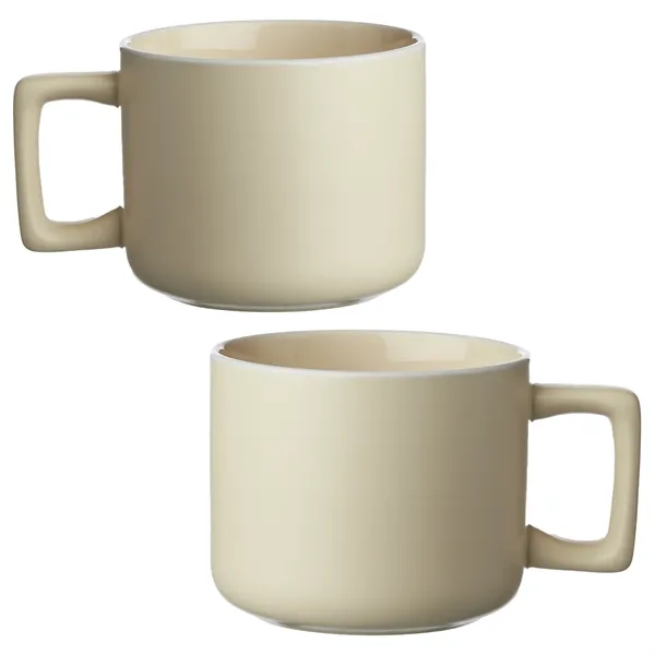 11 oz. ceramic mug with glossy interior and white rim with... from ASI 37218 Athena Promo (tm)