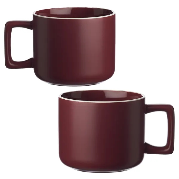 11 oz. ceramic mug with glossy interior and white rim with... from ASI 37218 Athena Promo (tm)