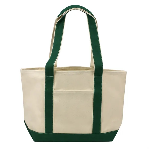 18 oz cotton canvas tote (18"W x 11.75"H x 5.5"G) with... from ASI 37980 Bagworld
